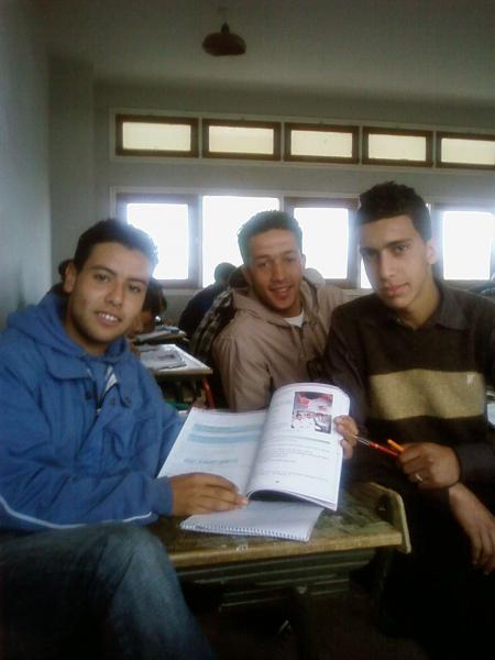 c moi la avec mes amis ds la class